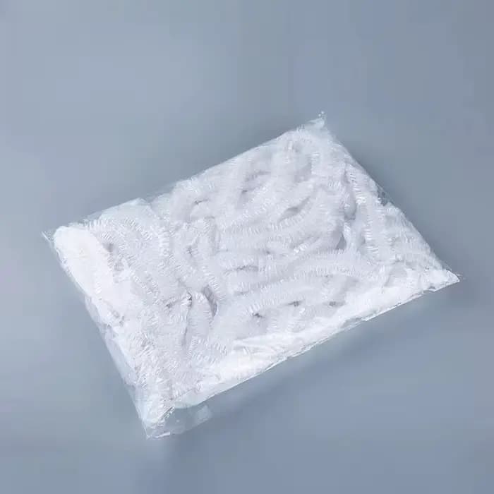 Lot de 100 bonnets jetables, pour salon de beauté, hôtel, coloration capillaire, bonnet de douche im
