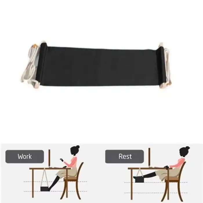 Hamac à pieds créatif, table de bureau portable, repose-pieds pliable, polymères de pieds, accessoir