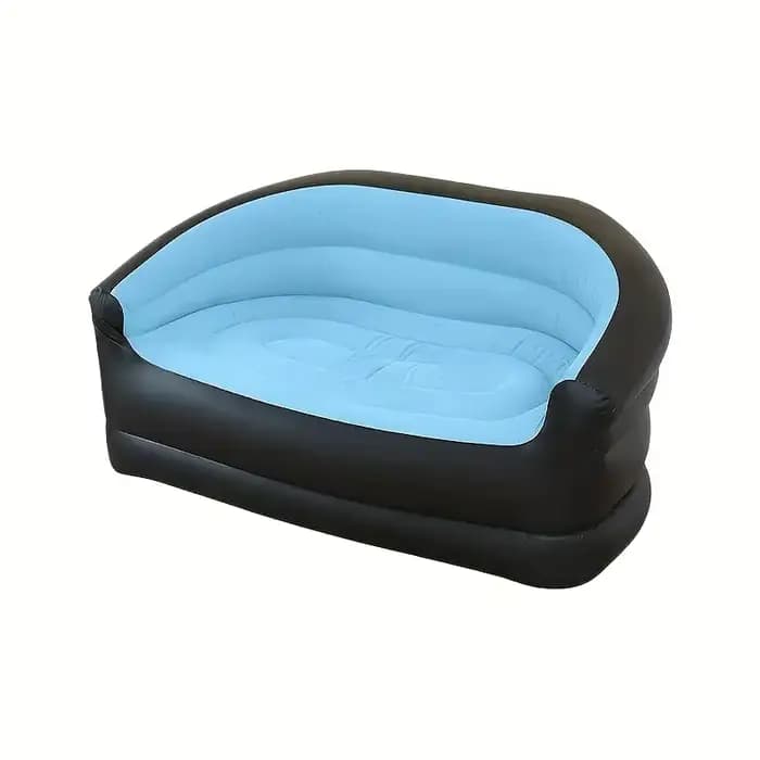 Lit gonflable portatif extérieur, canapé Double de détente, inclinable gonflable de Camping pliant,