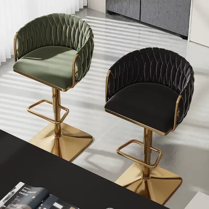 Chaise de Bar tabouret de Bar rotatif chaise de Bar domestique haut de gamme sens réception chaises