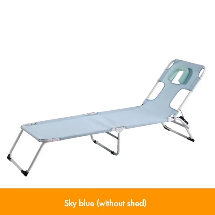 Chaise longue professionnelle d'extérieur pour bronzer, lit pliant confortable pour la relaxation, i