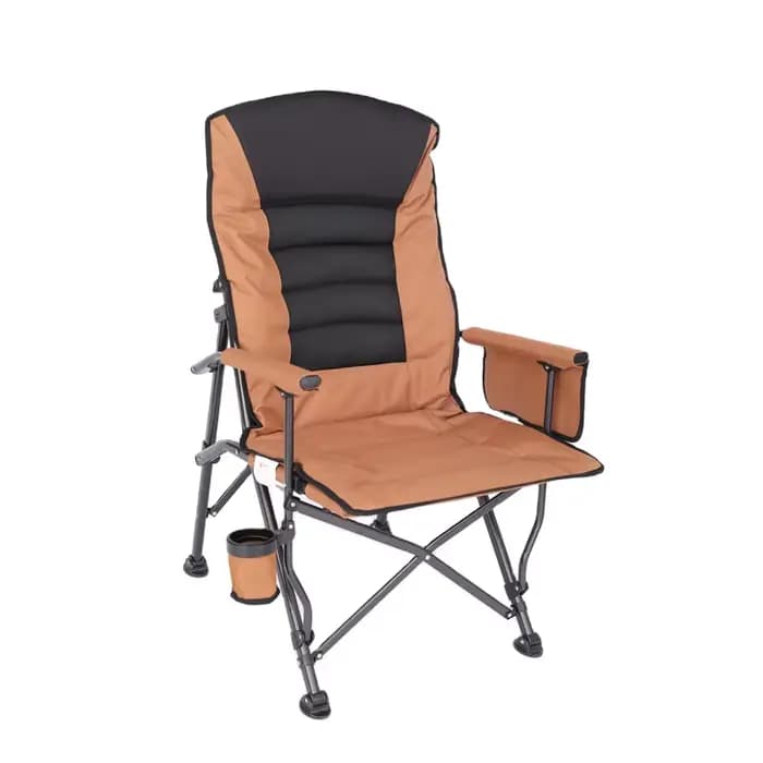 Chaise inclinable Portable avec porte-gobelet, chaise à dossier réglable, chaises de Camping pliante