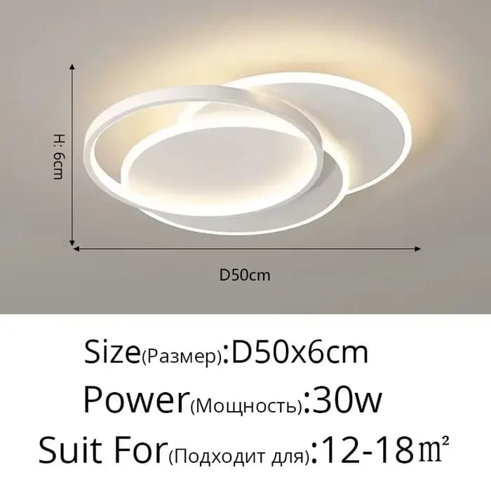 LED éclairage à la maison plafonnier pour salon chambre salle à manger cuisine moderne chambre décor