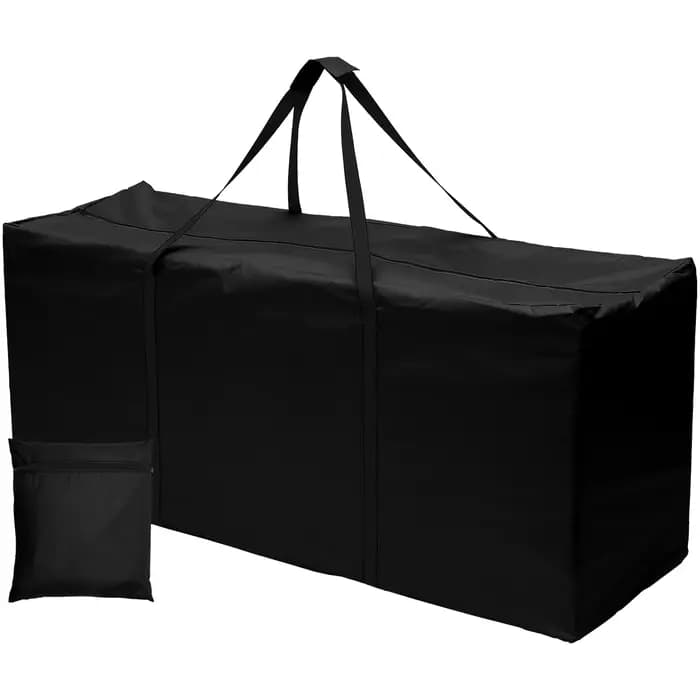Sac de rangement pour meubles de jardin extérieur, coffre à coussin, étui zippé, imperméable, 210D,