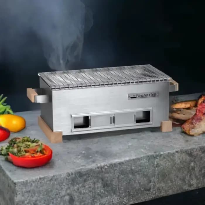 HOME.MG-168 Mini Grill Yakitori – BBQ Hibachi au charbon de bois de table de style japonais – Grill