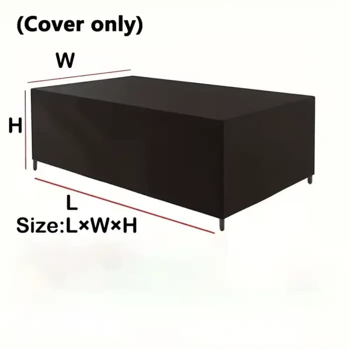 Housse de protection pour meubles d'extérieur en Oxford 210D, imperméable, anti-poussière, résistant