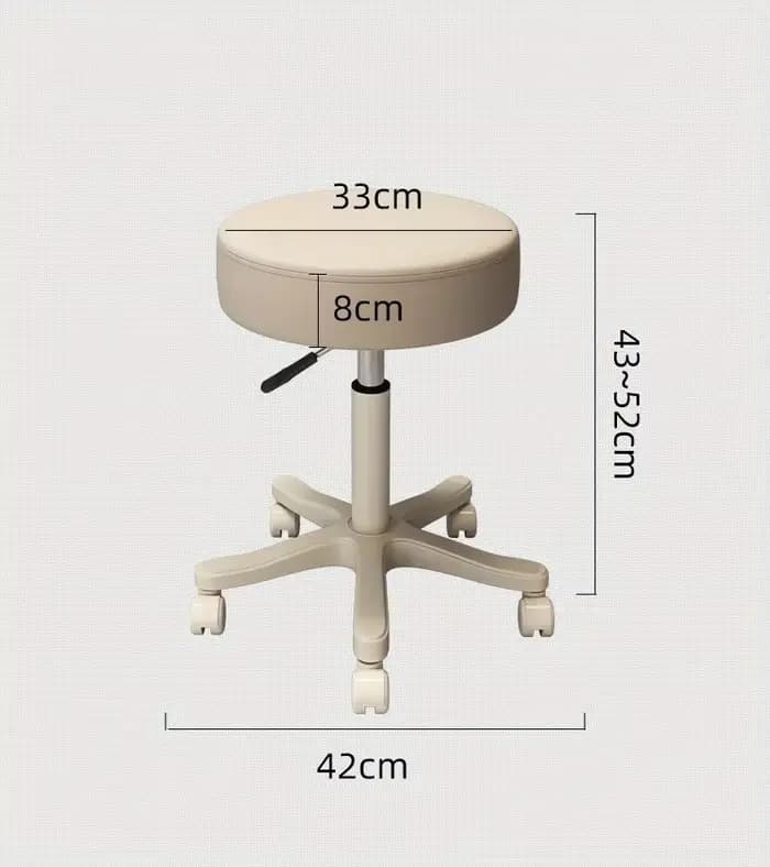 Tabouret de Massage tabouret de Salon de beauté tabouret rond rotatif de levage manucure de cheveux