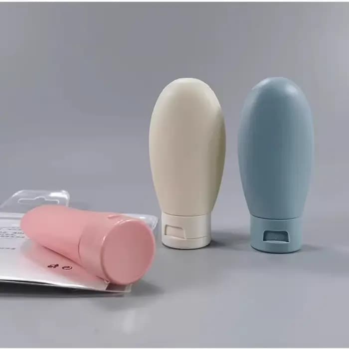 4 pièces/ensemble bouteille rechargeable 60ml récipient de Lotion souple Tube à presser bouteille vi