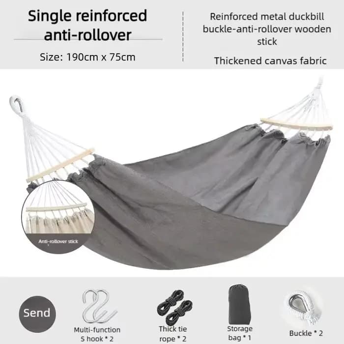 Hamac Portable balançoire pour Camping en plein air hamac Anti-basculement balançoire de voyage lit