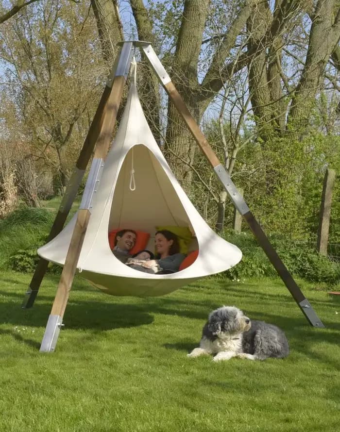 Hamac de voyage, canapé-balançoire, étanche, pour extérieur, camping, jardin, terrasse, décoration