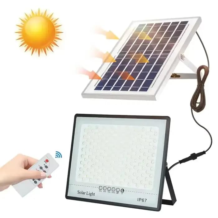 LED lumières solaires extérieur jardin réflecteur bâtiments de jardin lumière du soleil IP67 lampe é