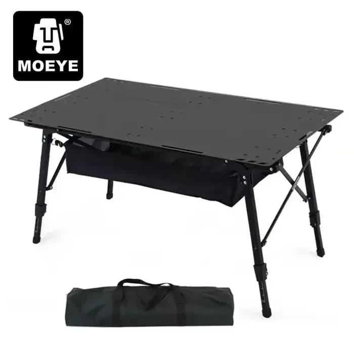 MOEYE Table tactique de Camping en alliage d'aluminium Table pliante Portable Tables de pique-nique