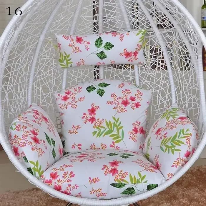 Juste de coussin en coton pour chaise pivotante et taie d'oreiller d'extérieur, couleur unie, motif