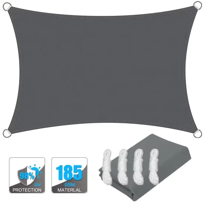 Pare-soleil étanche, auvent rectangulaire, bloc UV, abri solaire pour jardin extérieur, Patio, arriè