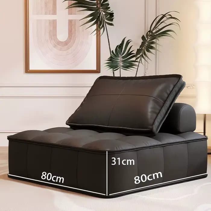 Canapé de salon simple, Module de chaise longue de luxe moderne, confortable, sectionnel, nordique,