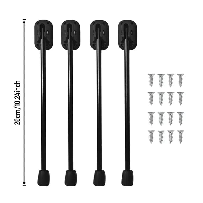 4 pièces pieds de Table pliables bricolage pieds étendus portables pour banc de Camping Table d'appo