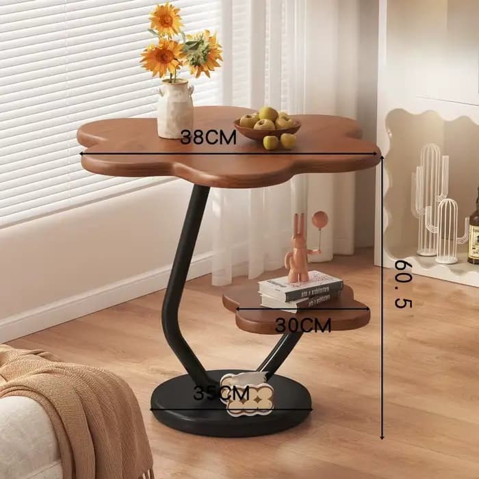 Table basse créative pour balcon, petite table d'appoint pour canapé de salon, table ronde pour peti