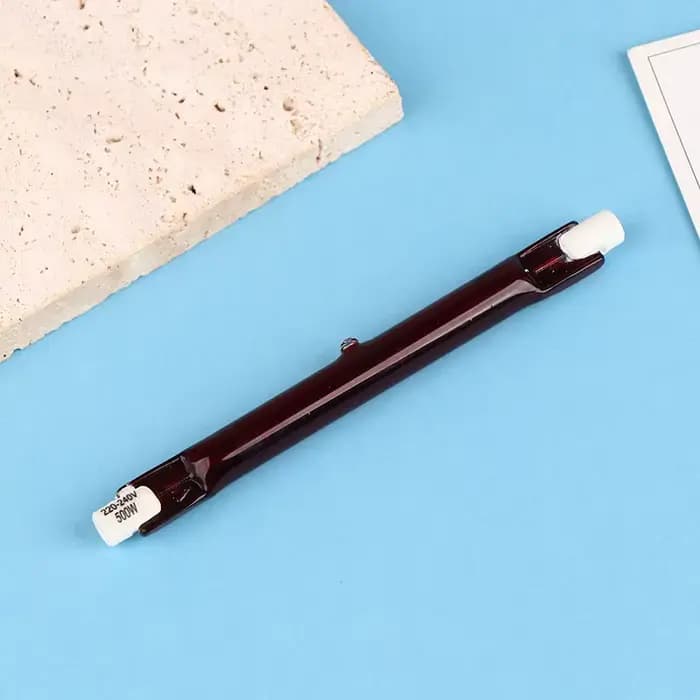 1Pc 500W rouge R7 IR infrarouge halogène Parasol extérieur chauffage Tube ampoule lampe 118mm décora