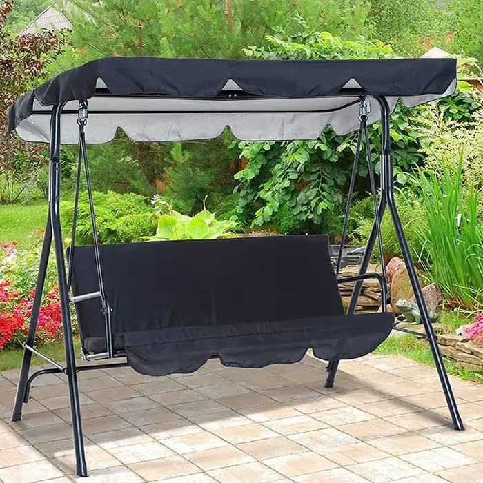 Balançoire extérieure chaise auvent cour balançoire étanche jardin Patio meubles couverture anti-pou