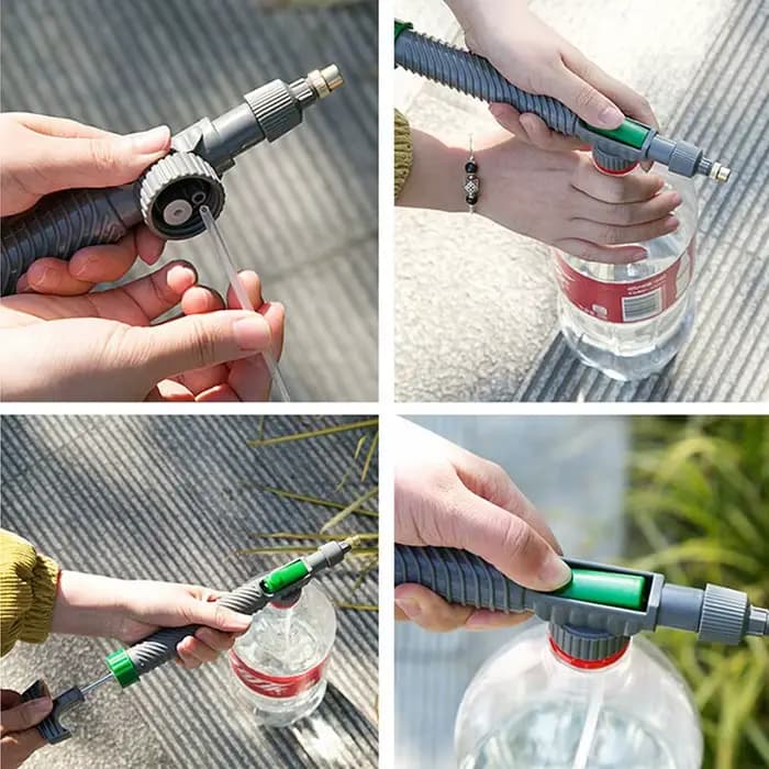 Pulvérisateur d'arrosage de jardinage, bouteille de boisson, haute pression, petite pression manuell