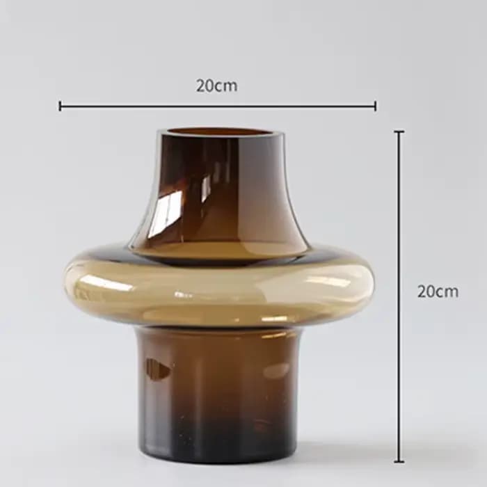 Vase décoratif de Style nordique, Vases d'intérieur de maison, bouteille de fleurs en verre minimali