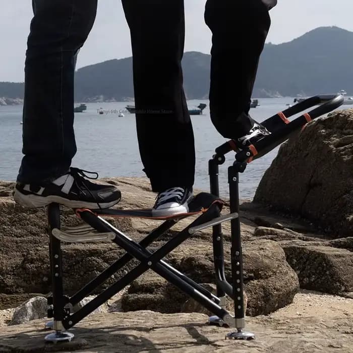Chaises de plage professionnelles pour la pêche, ensemble léger, chaises de plage de luxe pour le ca