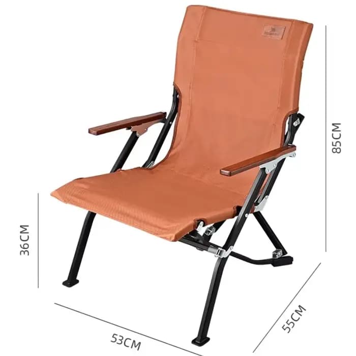 Chaises de plage à dossier haut Orange