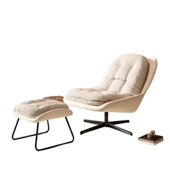 Chaises contemporaines modernes salon ergonomique bureau plancher repose-pieds chaise