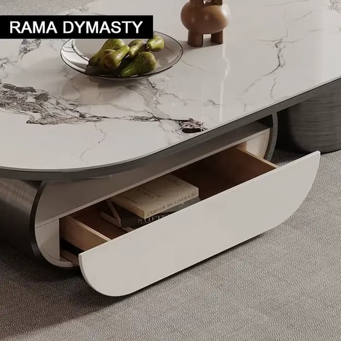 Petite table basse simple en acier inoxydable