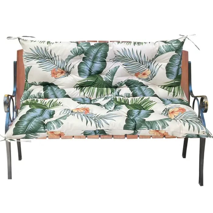 Coussin de remplacement pour banc de jardin