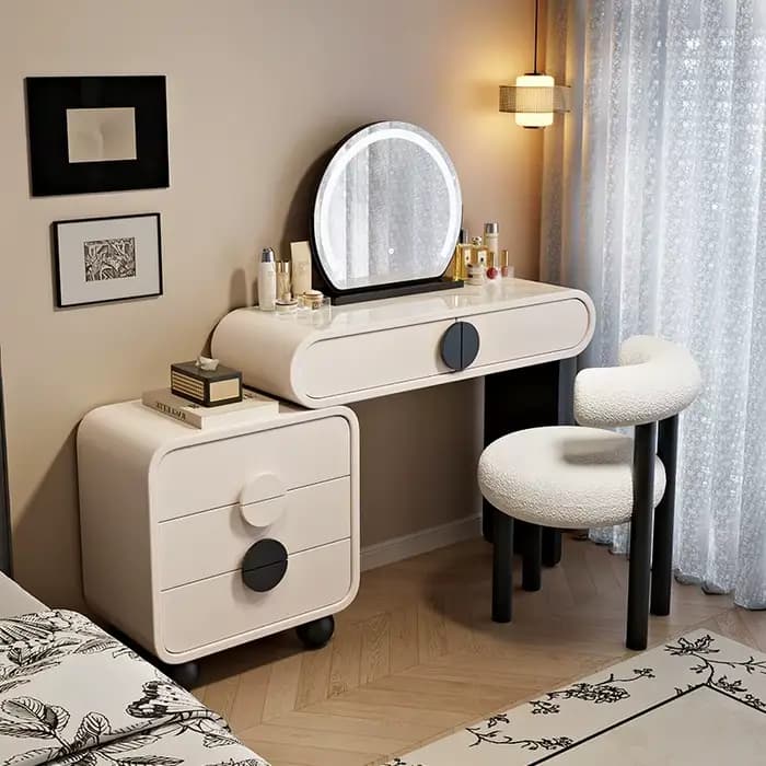 Porte-ornements coiffeuse bureau miroir coiffeur chaise coiffeuse maquillage Simple Tocadores Para Maquillaje meubles