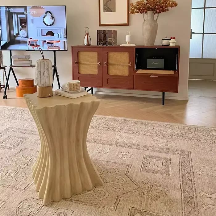 Petite Table basse moderne gain de place Wabi Sabi minimaliste Kawaii