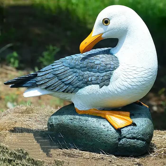 Statue d'oiseau de jardin 1 pièce