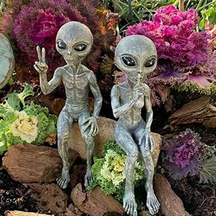 Sculptures et statues de jardin extraterrestre