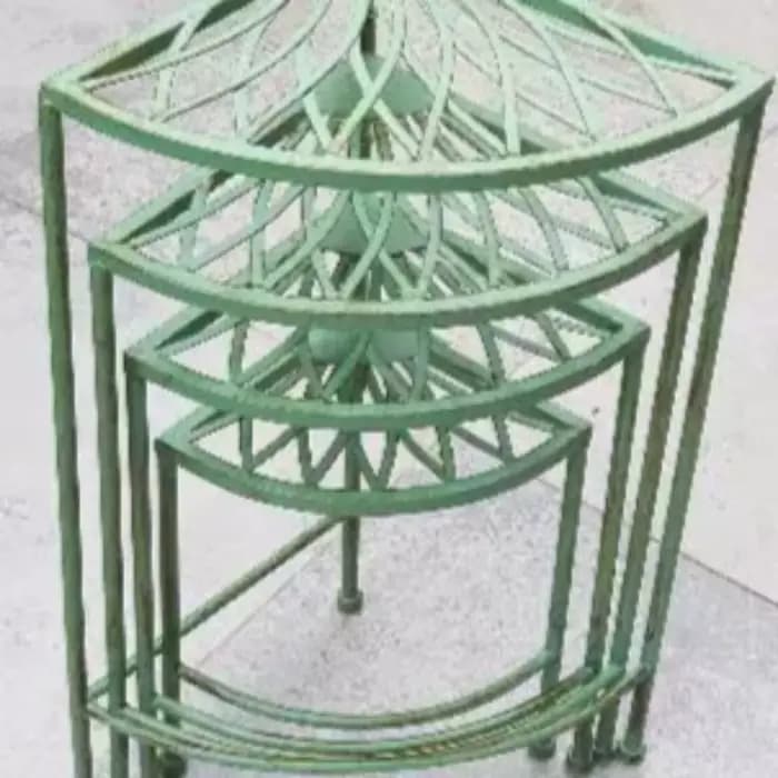 Supports de plantes en métal pour jardin et patio