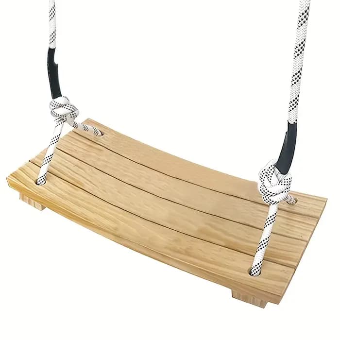 Adult Hanging Swing Chair - Solid Wood Porch