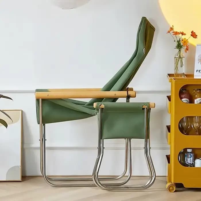 Chaise longue japonaise simple en toile