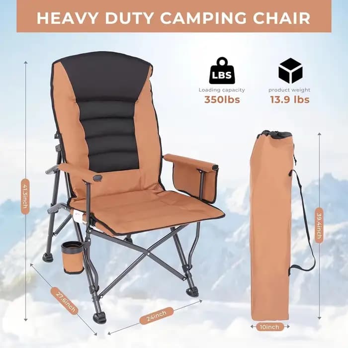 Chaise inclinable Portable avec porte-gobelet