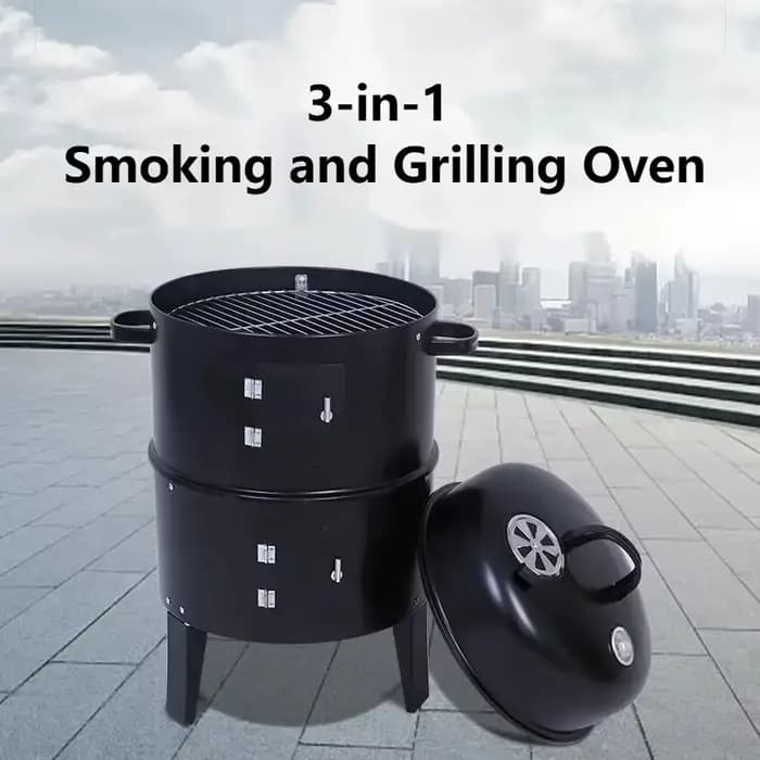Barbecue multifonctionnel d'extérieur
