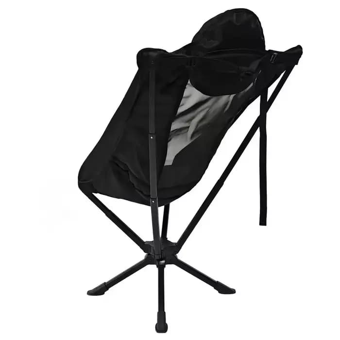 Chaise pivotante, chaise pliante portable d'extérieur