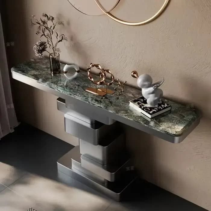 Table de salon en métal tendance