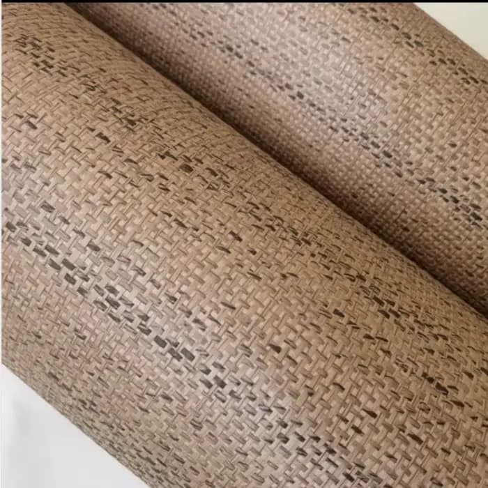 L:2.5 mètres de largeur: 450mm Design hôtel décorer herbe naturelle tissu meubles autocollant bricolage projets de maiso