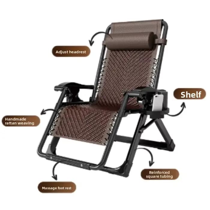 Chaise inclinable pliante Portable