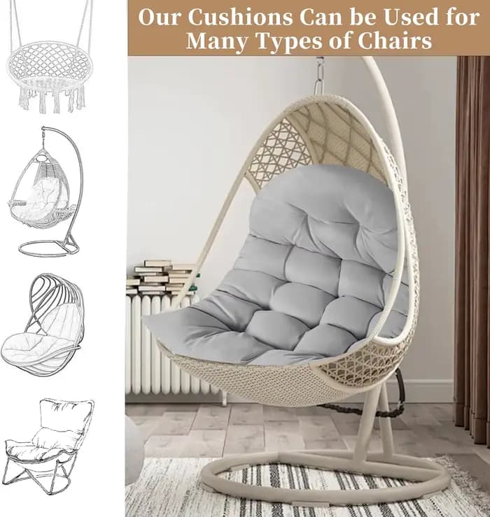 Coussin de chaise en forme d'œuf