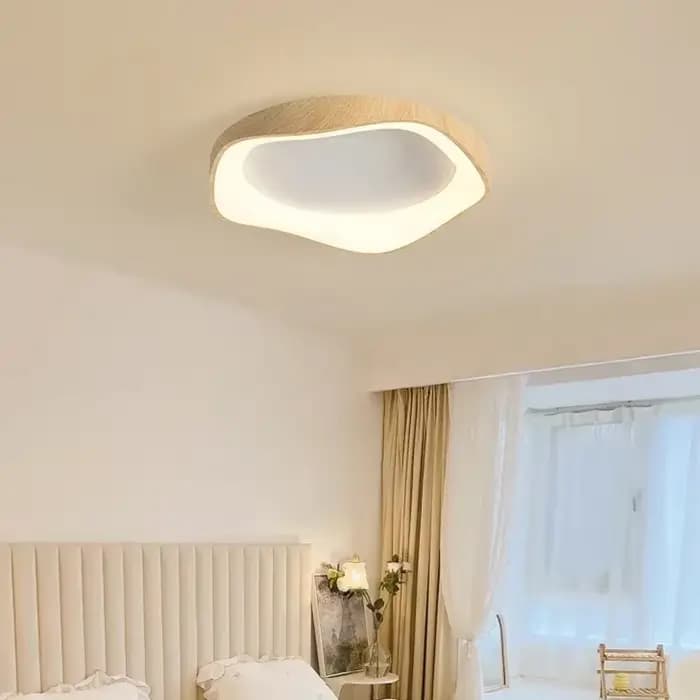 Plafond moderne à LEDs en bois pour chambre salon salle à manger étude balcon lustre intérieur décor à la maison luminaires Lustre