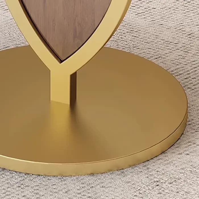 Table d'appoint ronde créative