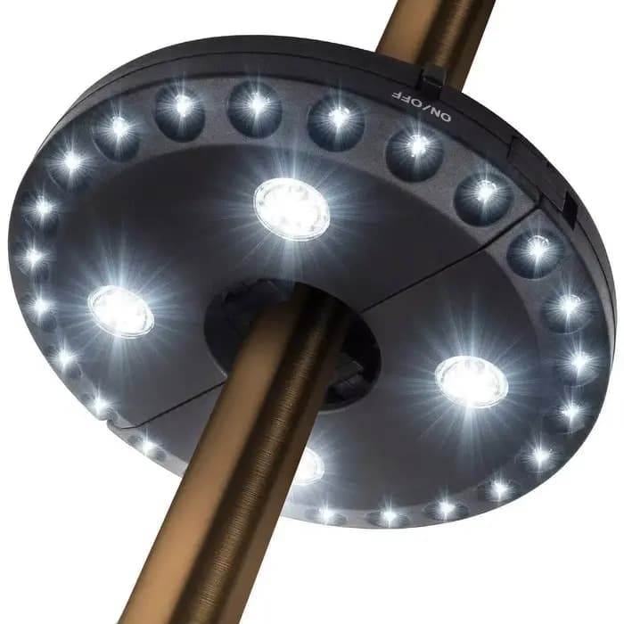 28 Led Patio parapluie lumière pour Parasol plage