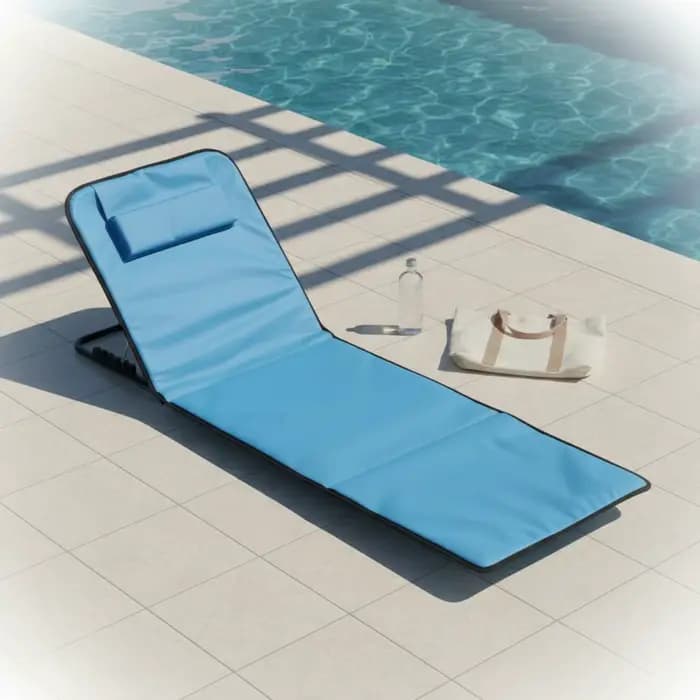 Chaise longue pliante Oxford pour la plage