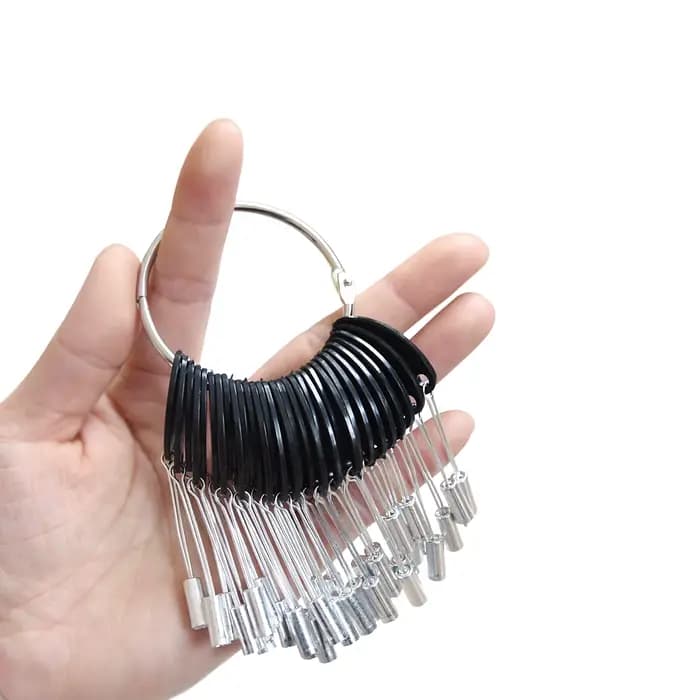30 pièces/ensemble échantillons de cheveux pour Test couleur cheveux anneaux/carte/chart pour Salon de teinture coiffeur pratique