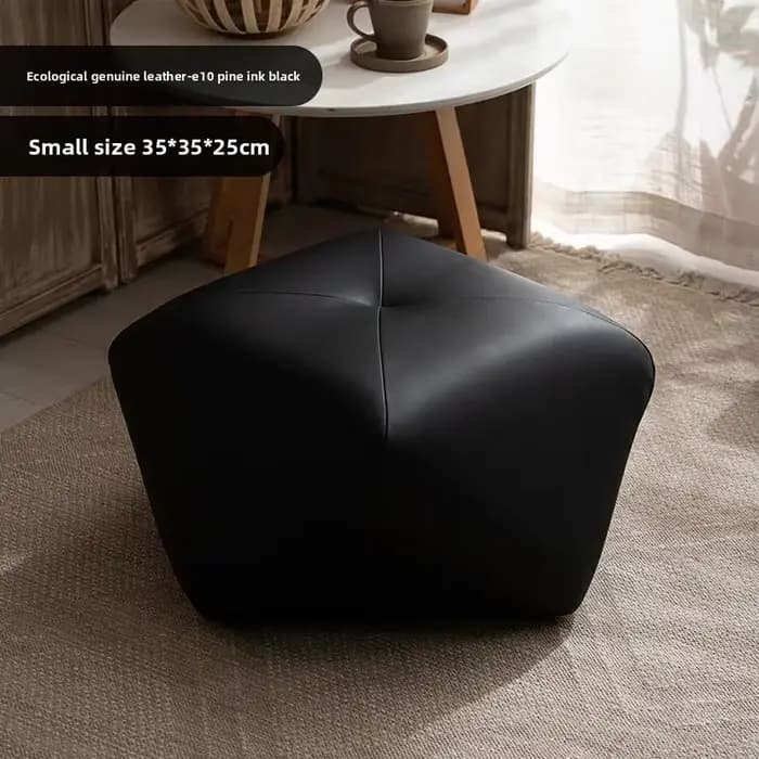 Tabouret octogonal en bois massif pour usage domestique, canapé à langer, repose-pieds, tabouret bas, siège de maquillage, socle